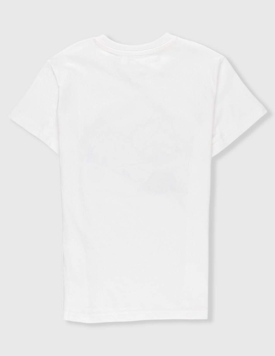 Playera megan manga corta para niño