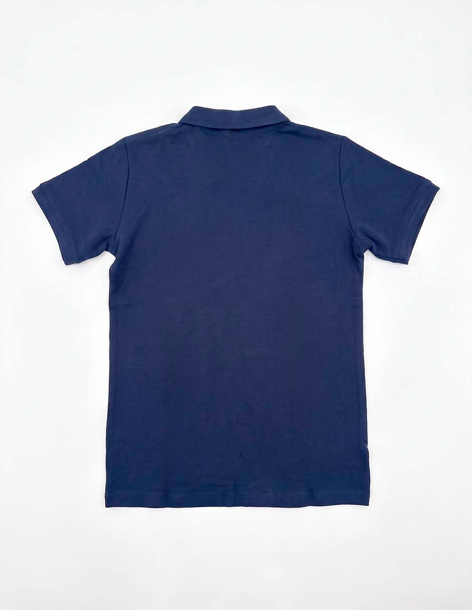 Playera tipo polo de algodón para niño 5