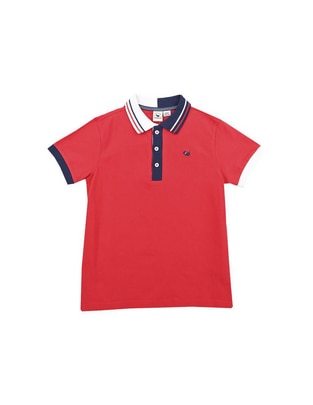 Playera tipo polo Corzo de algodón para niño Playera tipo polo Corzo de algodón para niño