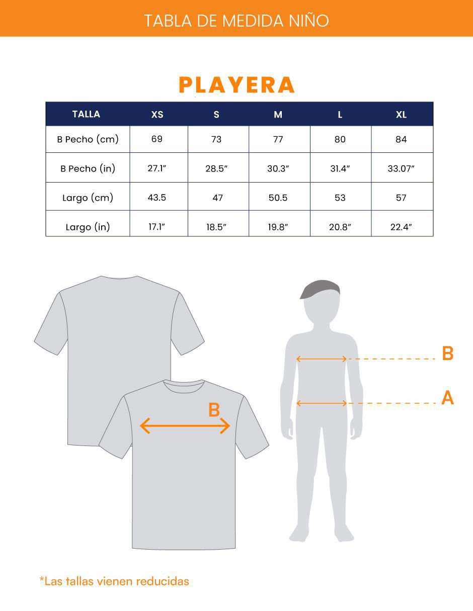 Playera Costal Crush manga corta para niño