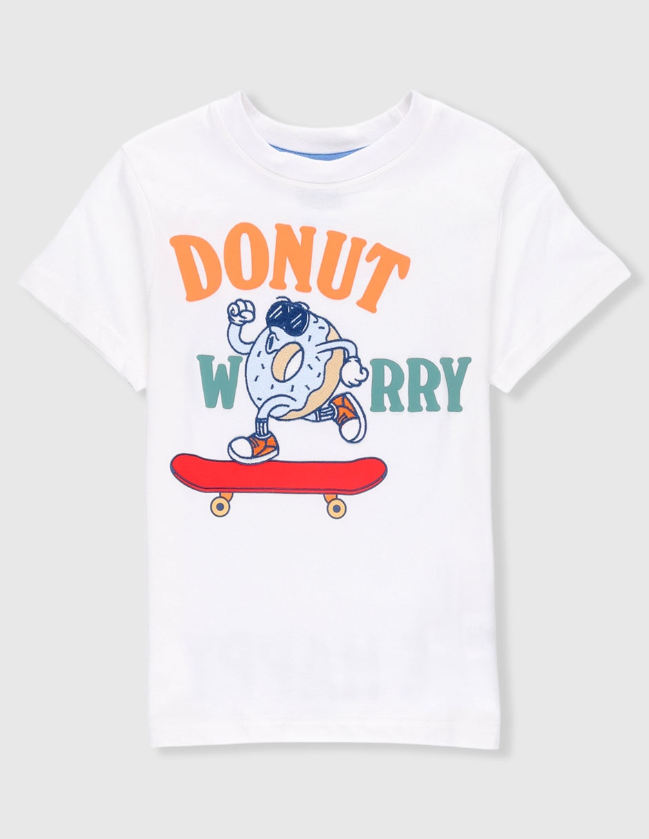 Playera manga corta para niño