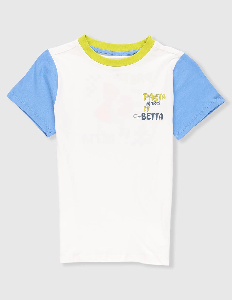 Playera manga corta para niño