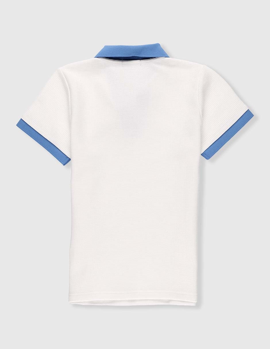 Playera tipo polo de algodón para bebé niño 2