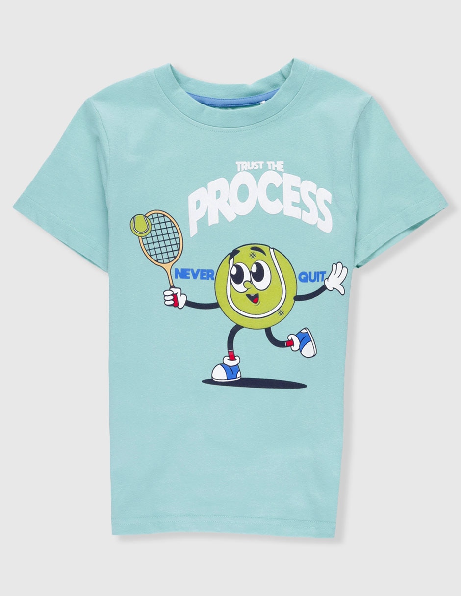 Playera manga corta para niño