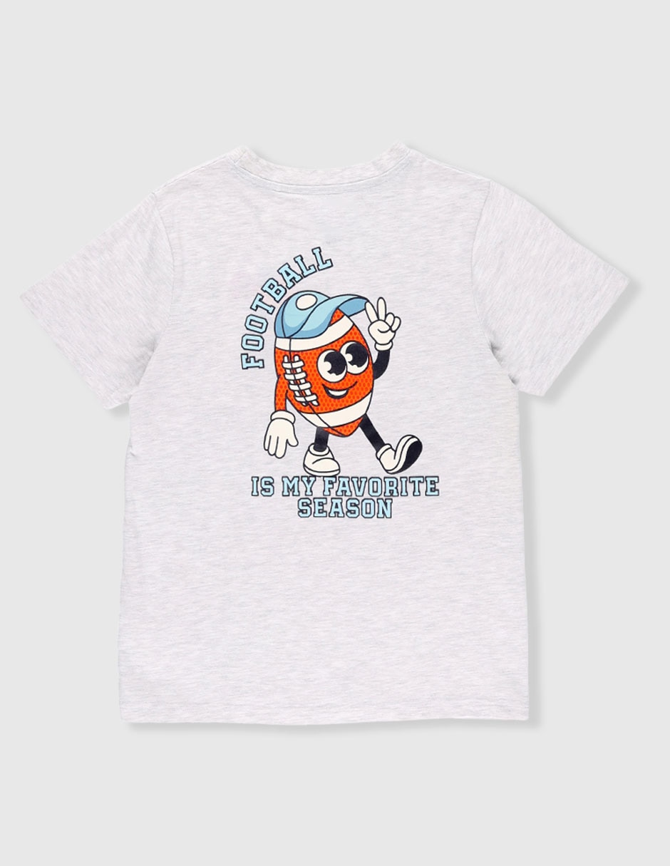 Playera manga corta para niño