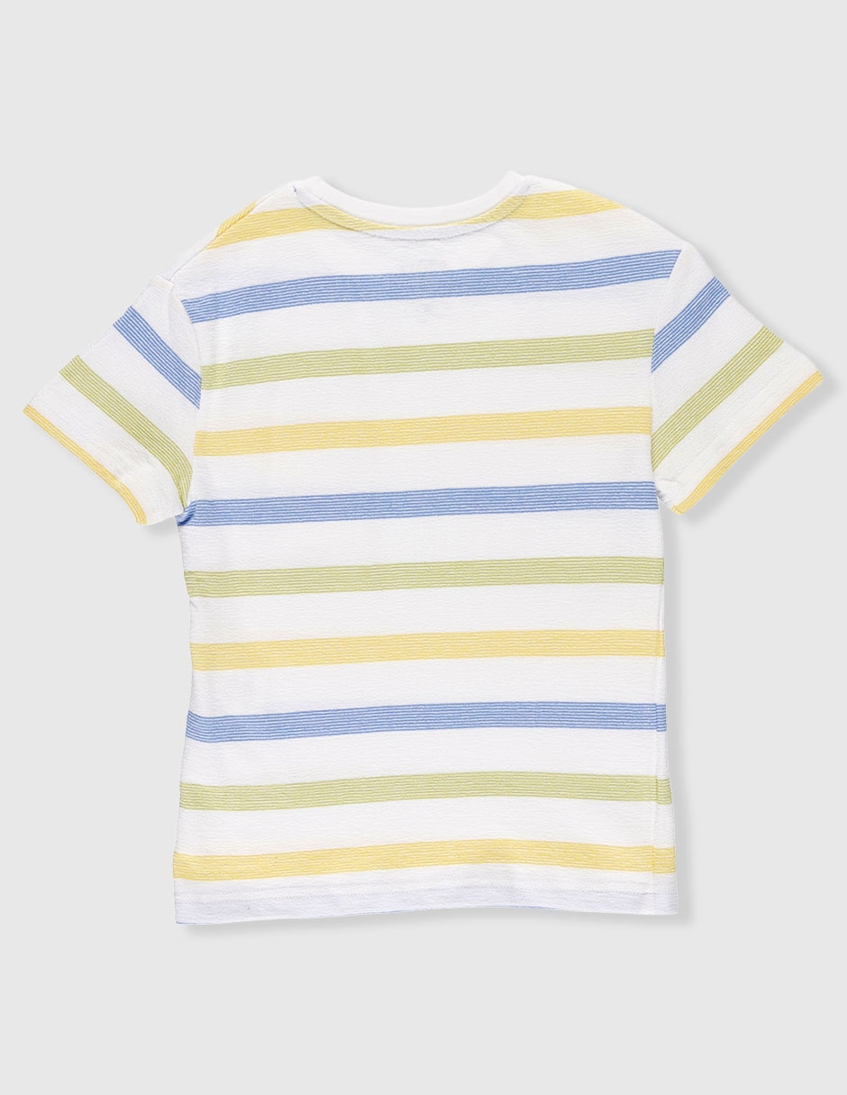 Playera piquenique manga corta para niño