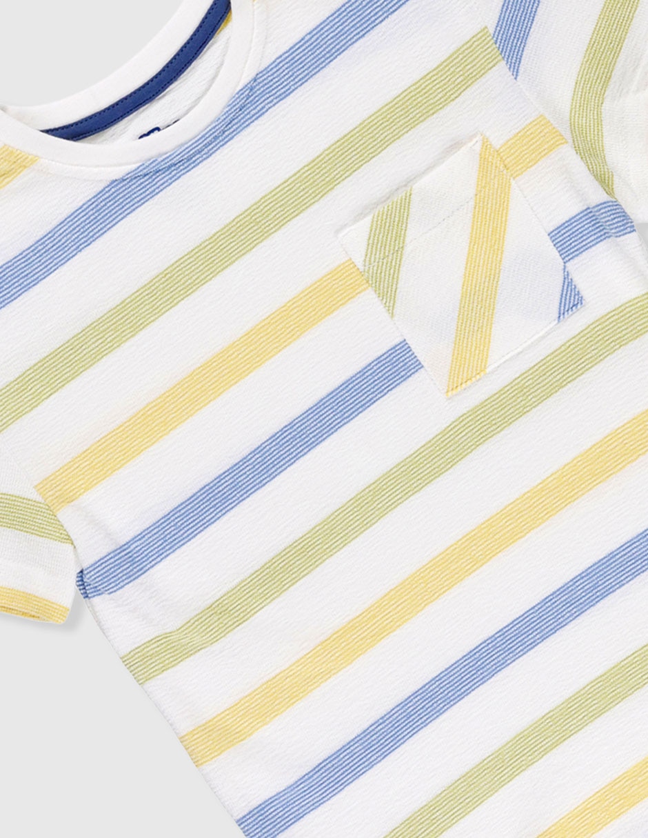 Playera piquenique manga corta para niño