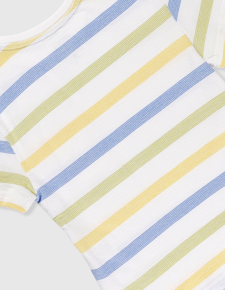 Playera piquenique manga corta para niño