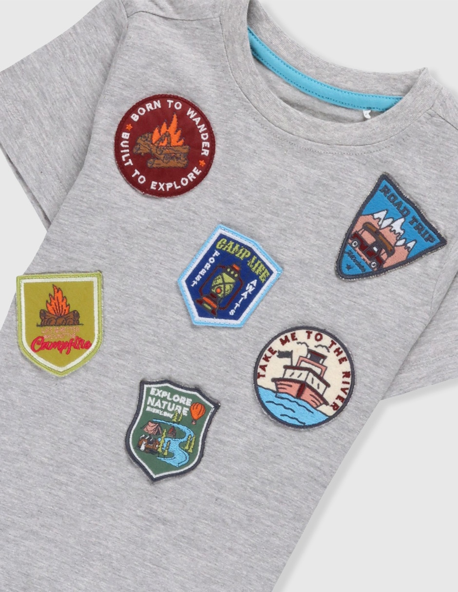 Playera Piquenique manga corta para niño