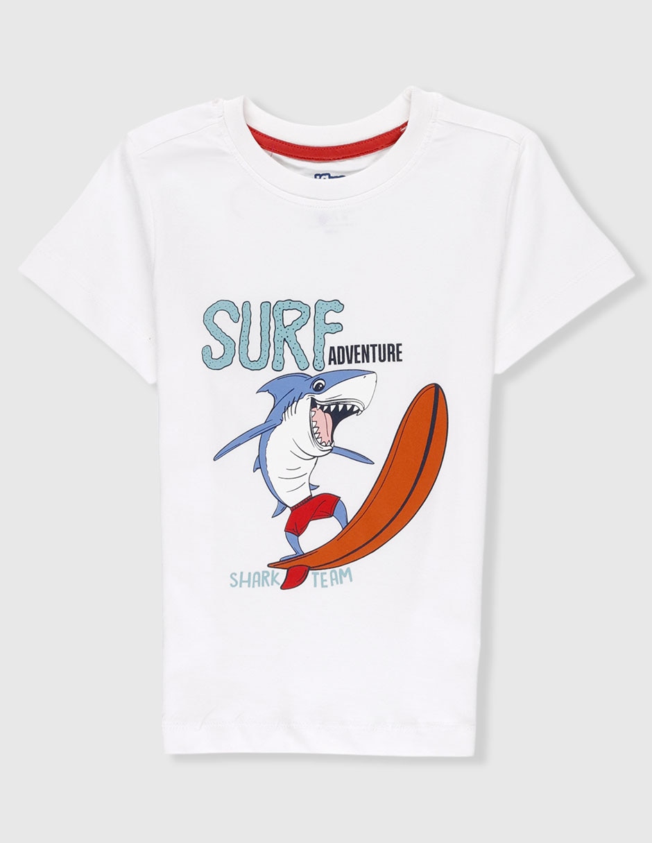 Playera manga corta para niño