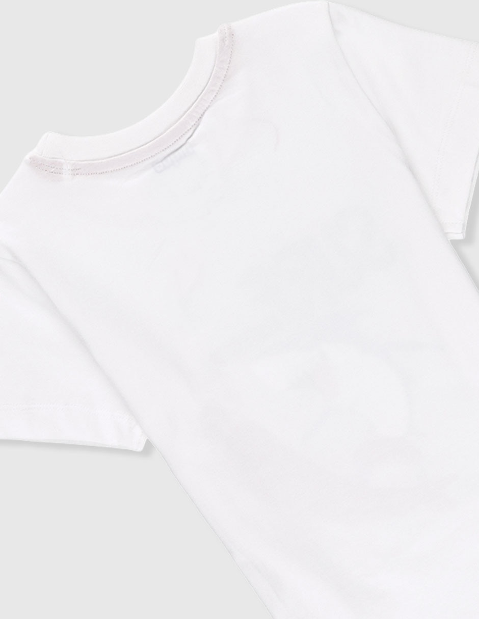 Playera manga corta para niño