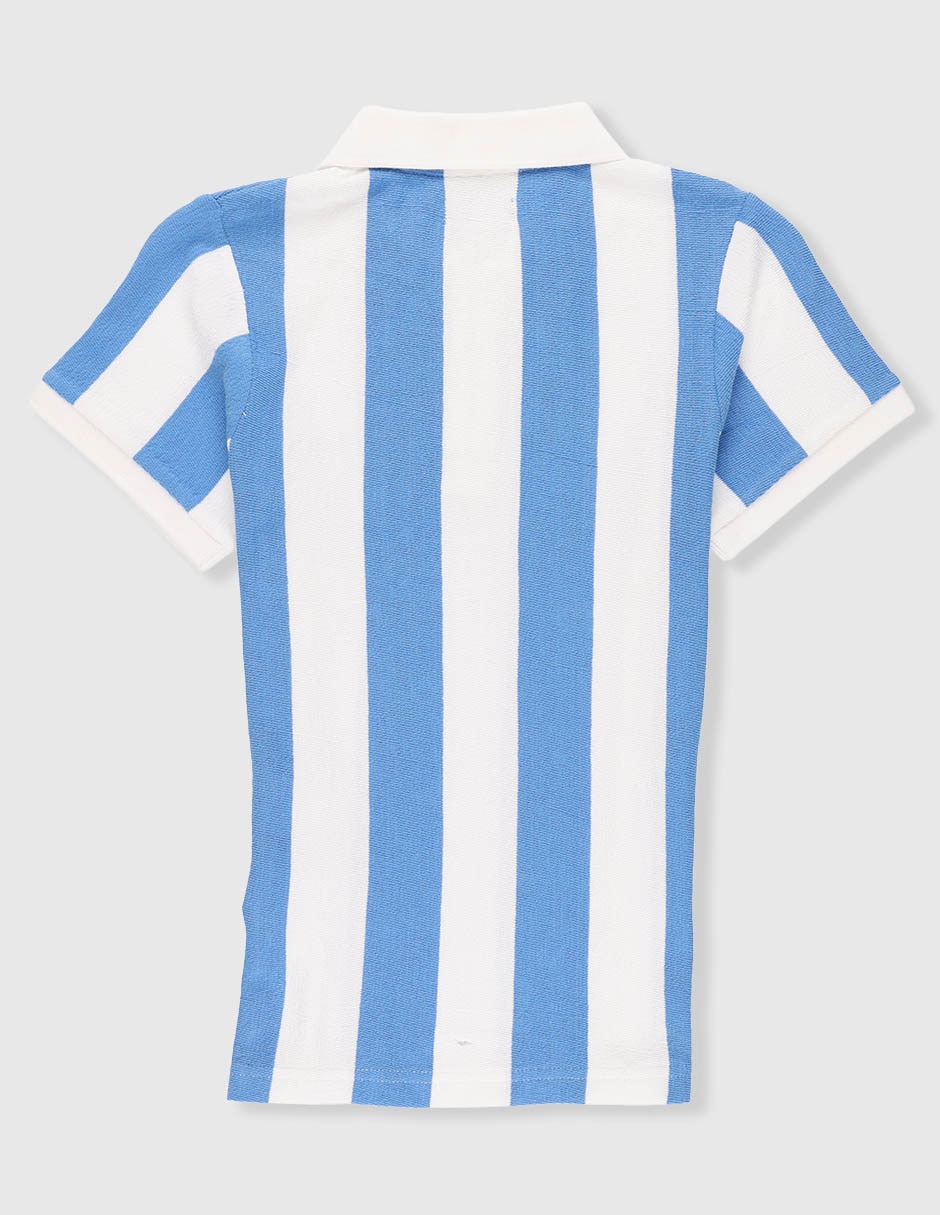 Playera tipo polo de algodón para bebé niño 2