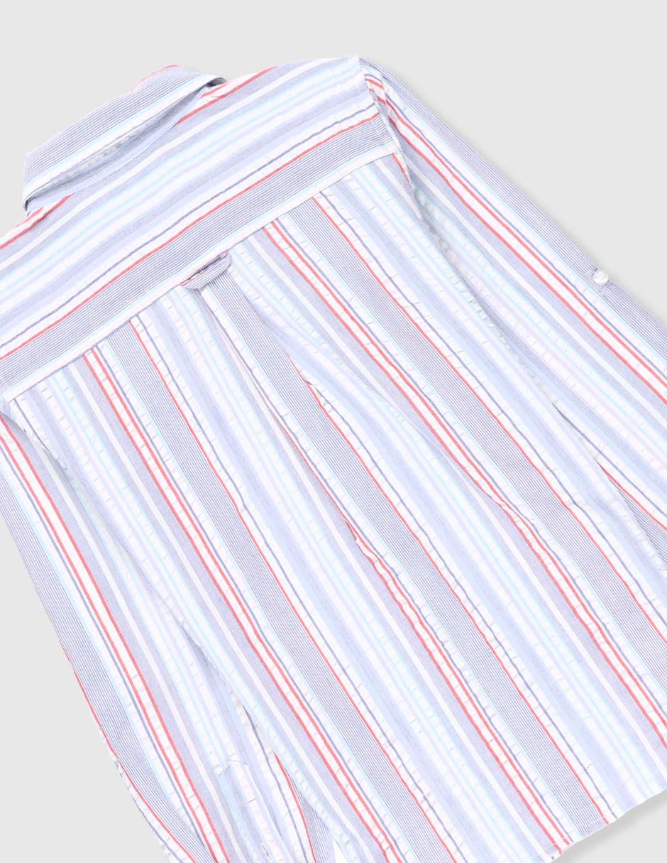 Camisa casual manga larga para niño 4