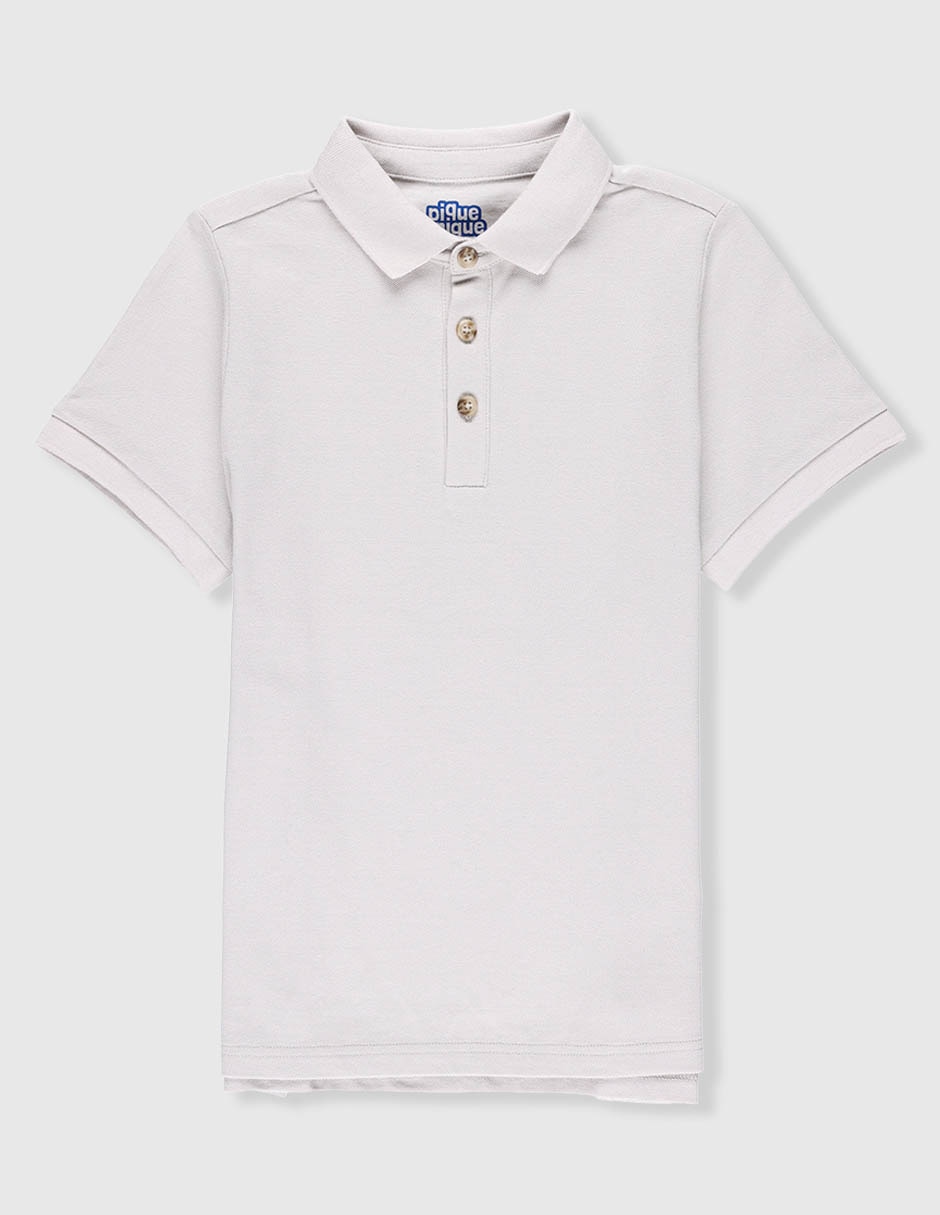 Playera tipo polo de algodón para niño Playera tipo polo de algodón para niño