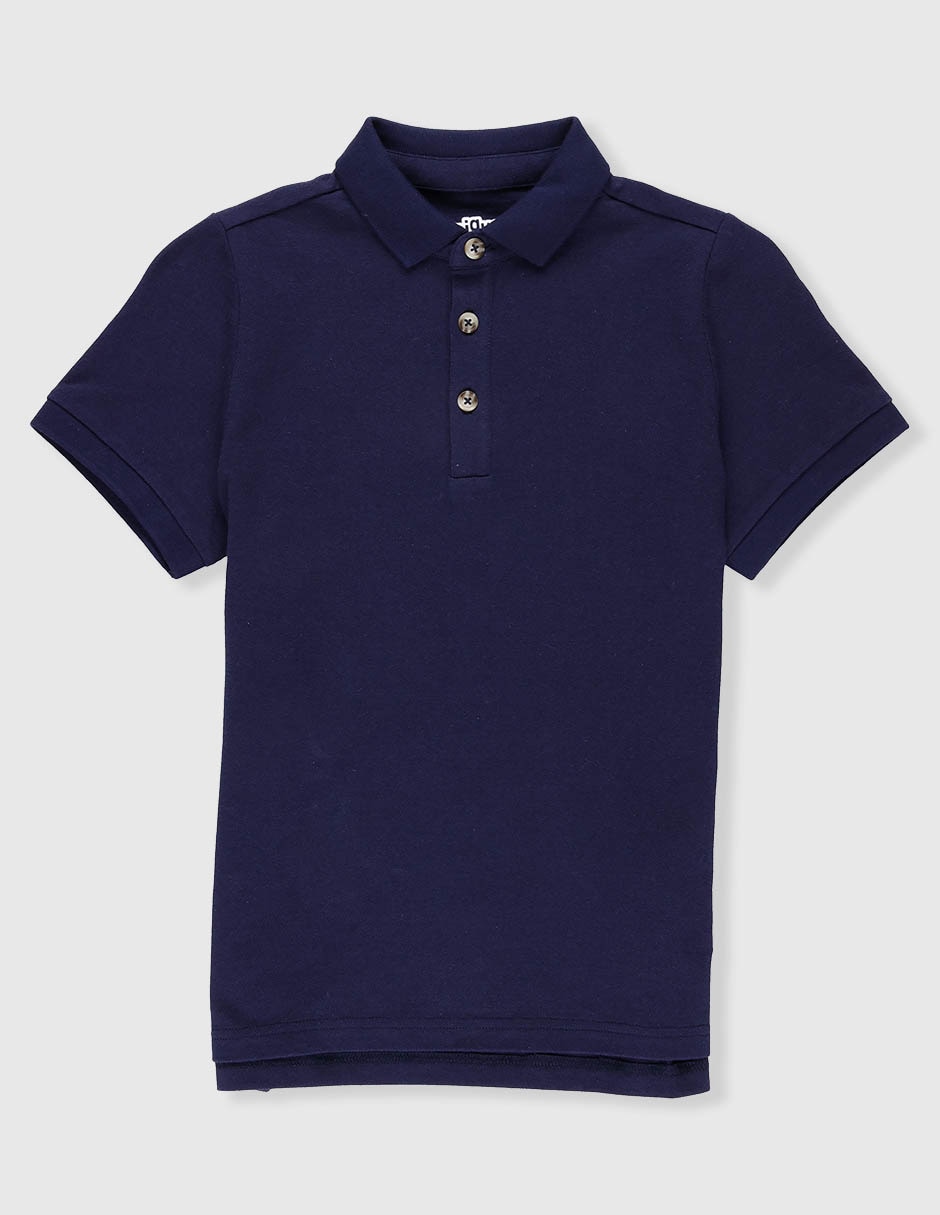 Playera tipo polo de algodón para niño Playera tipo polo de algodón para niño