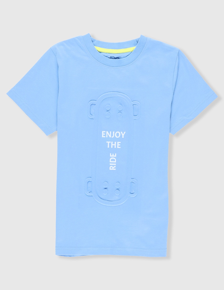 Playera manga corta para niño