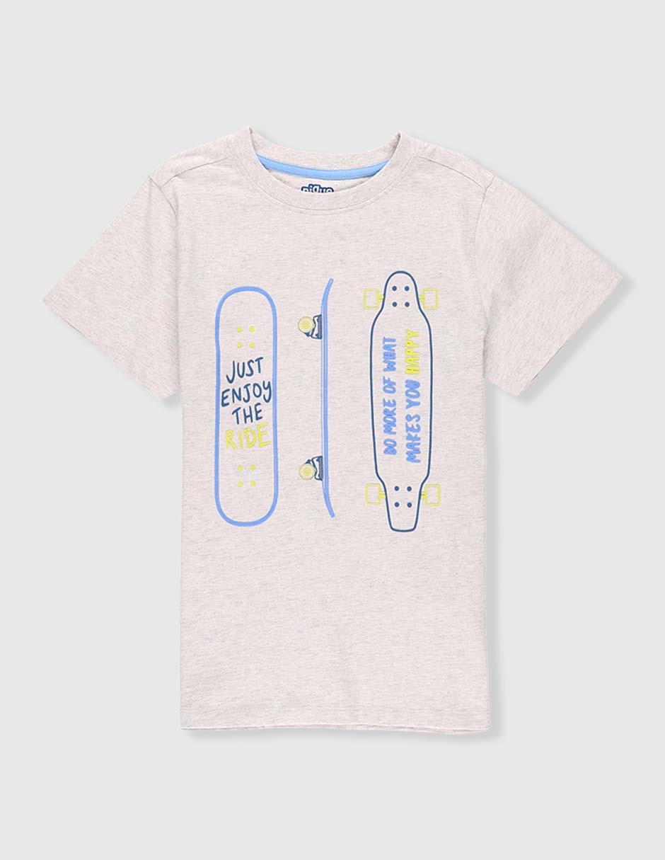 Playera manga corta para niño