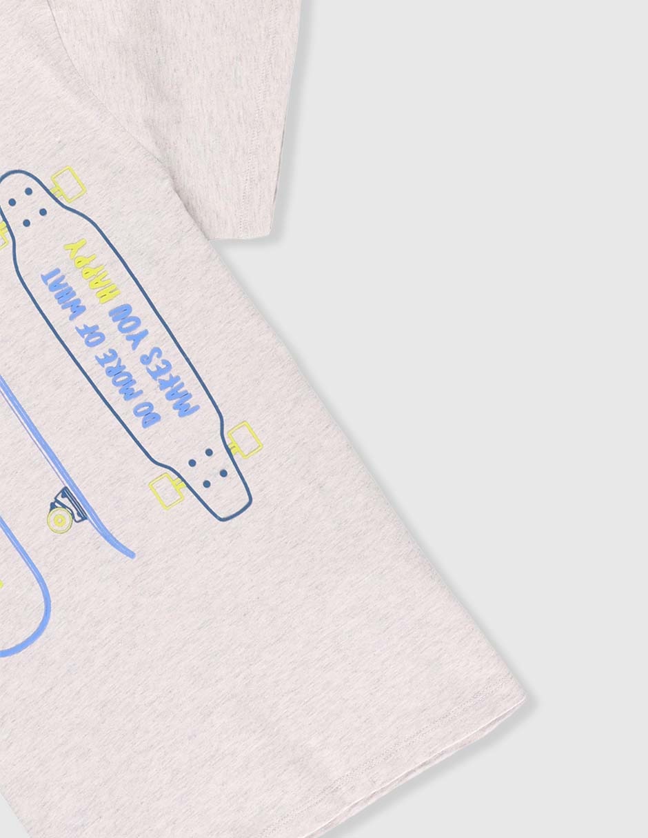 Playera manga corta para niño
