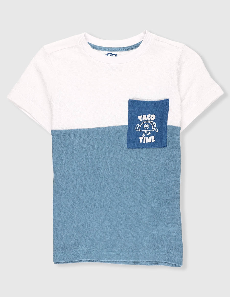 Playera manga corta para niño