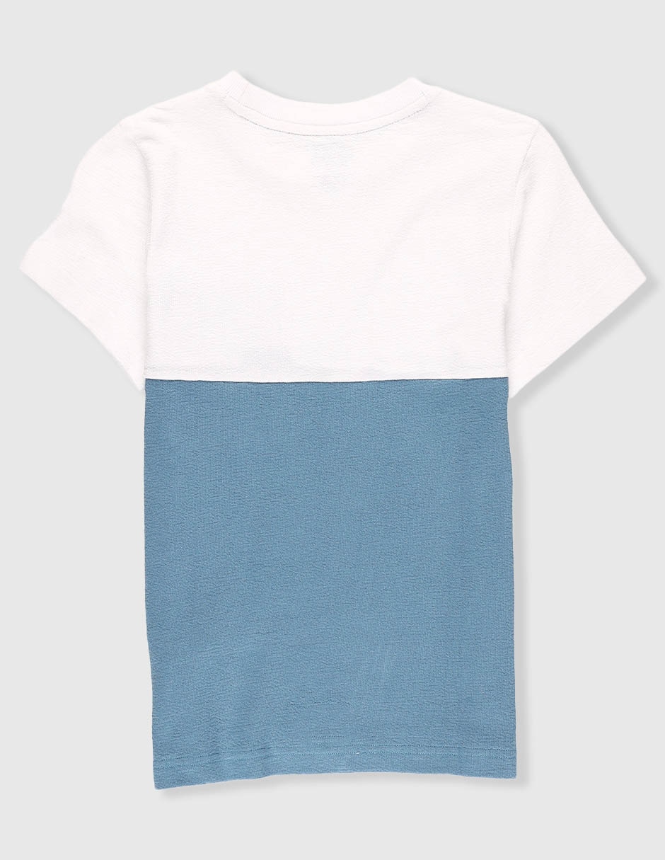 Playera manga corta para niño