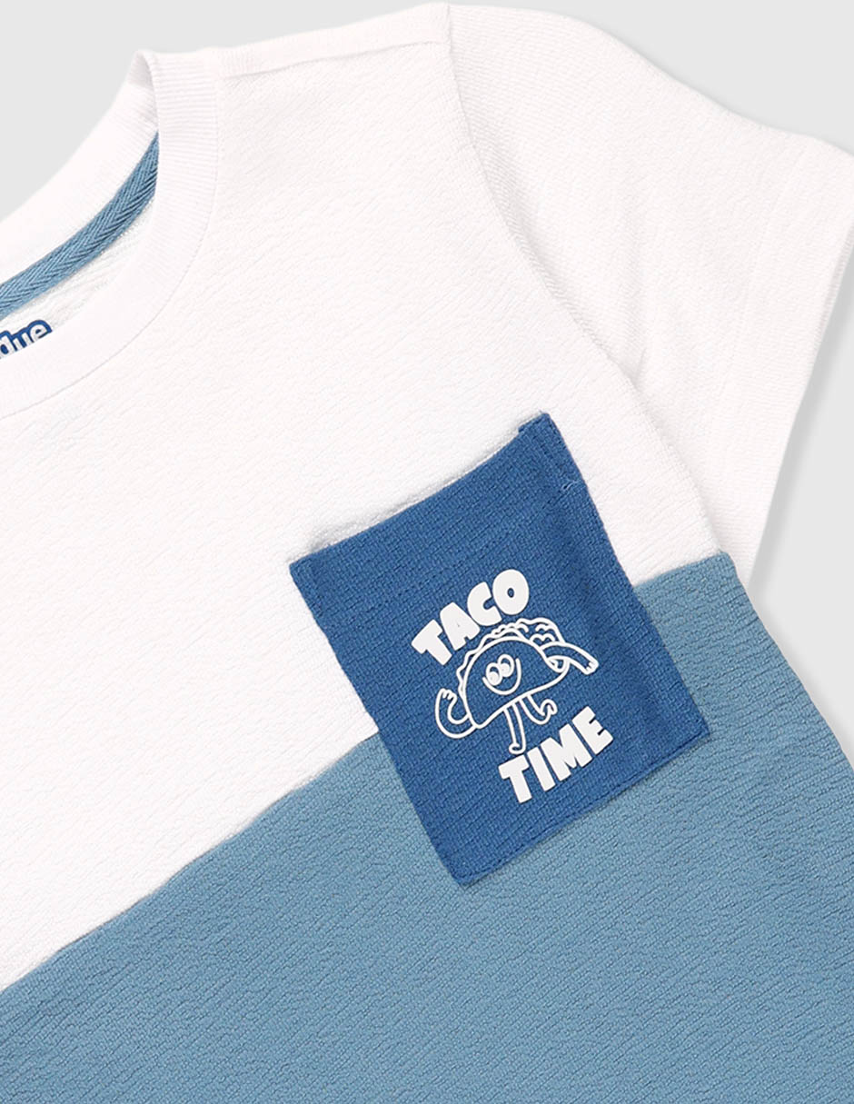Playera manga corta para niño