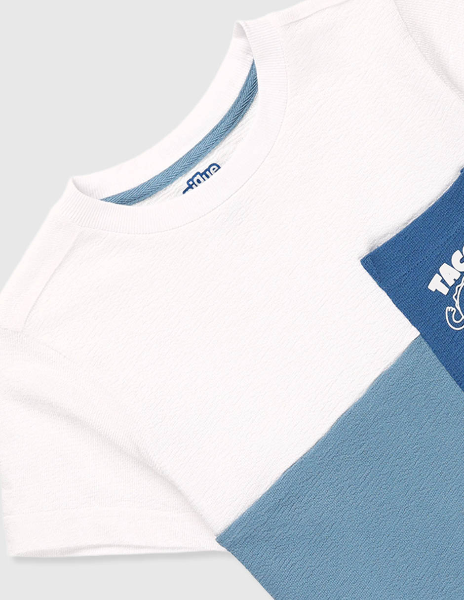 Playera manga corta para niño