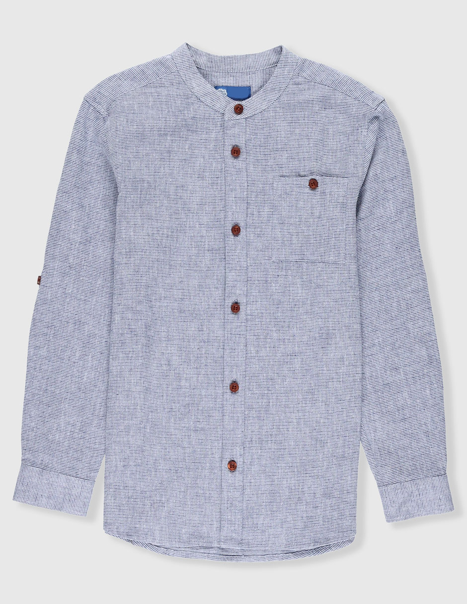 Camisa de vestir Piquenique manga larga para niño
