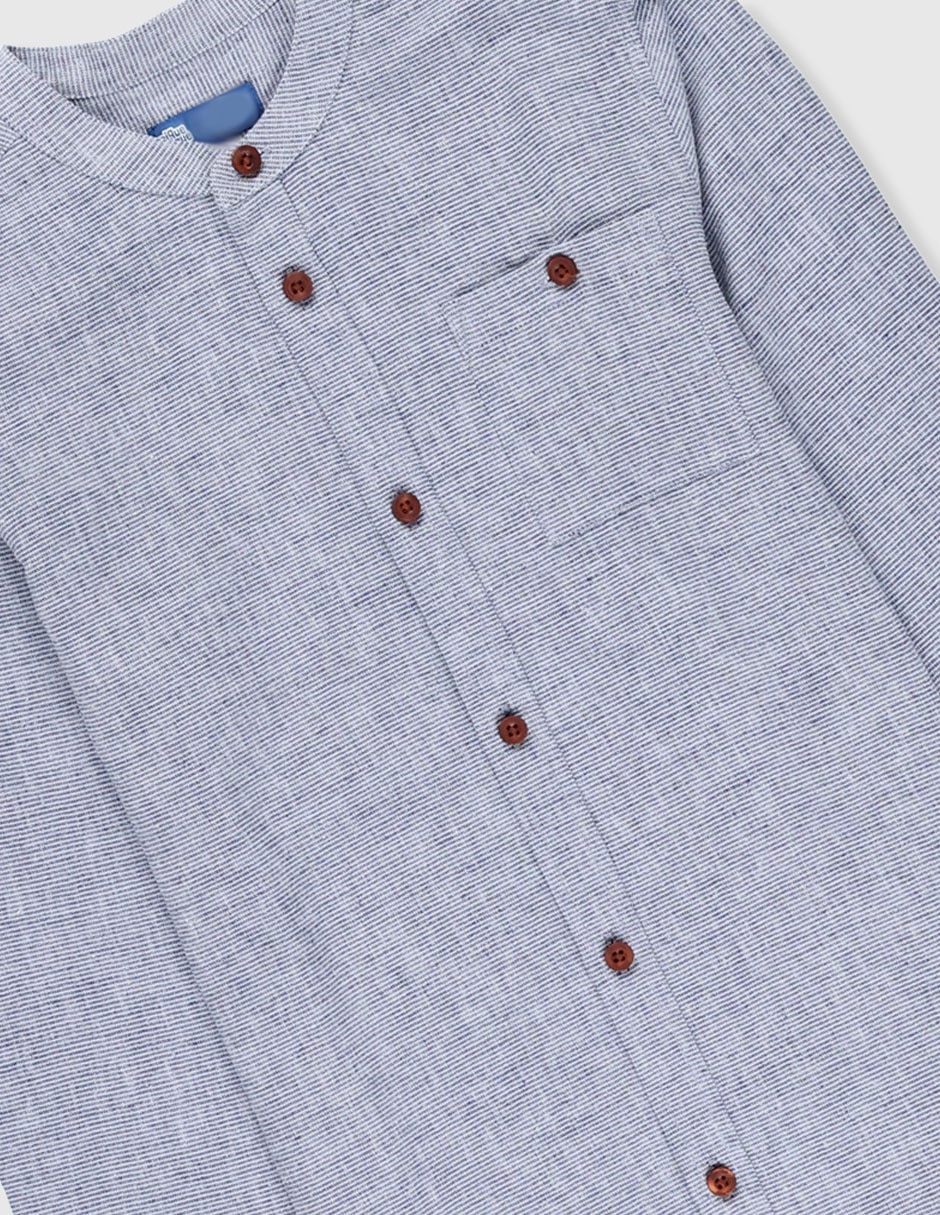 Camisa de vestir Piquenique manga larga para niño