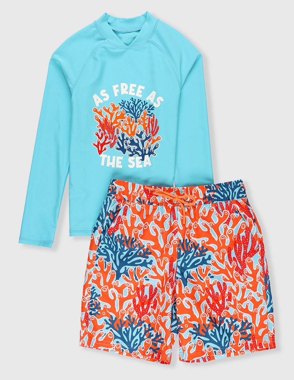 Traje de baño wetshirt Piquenique para niño