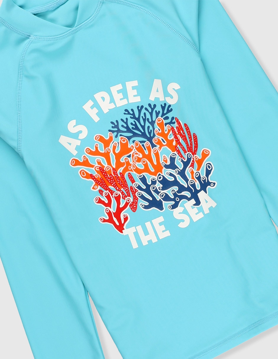 Traje de baño wetshirt Piquenique para niño