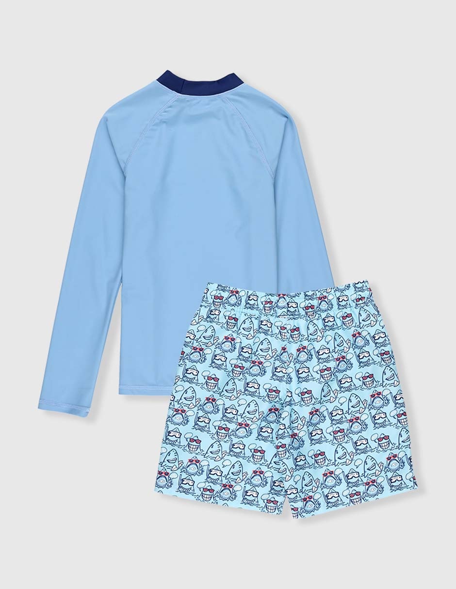 Traje de baño wetshirt Piquenique para niño