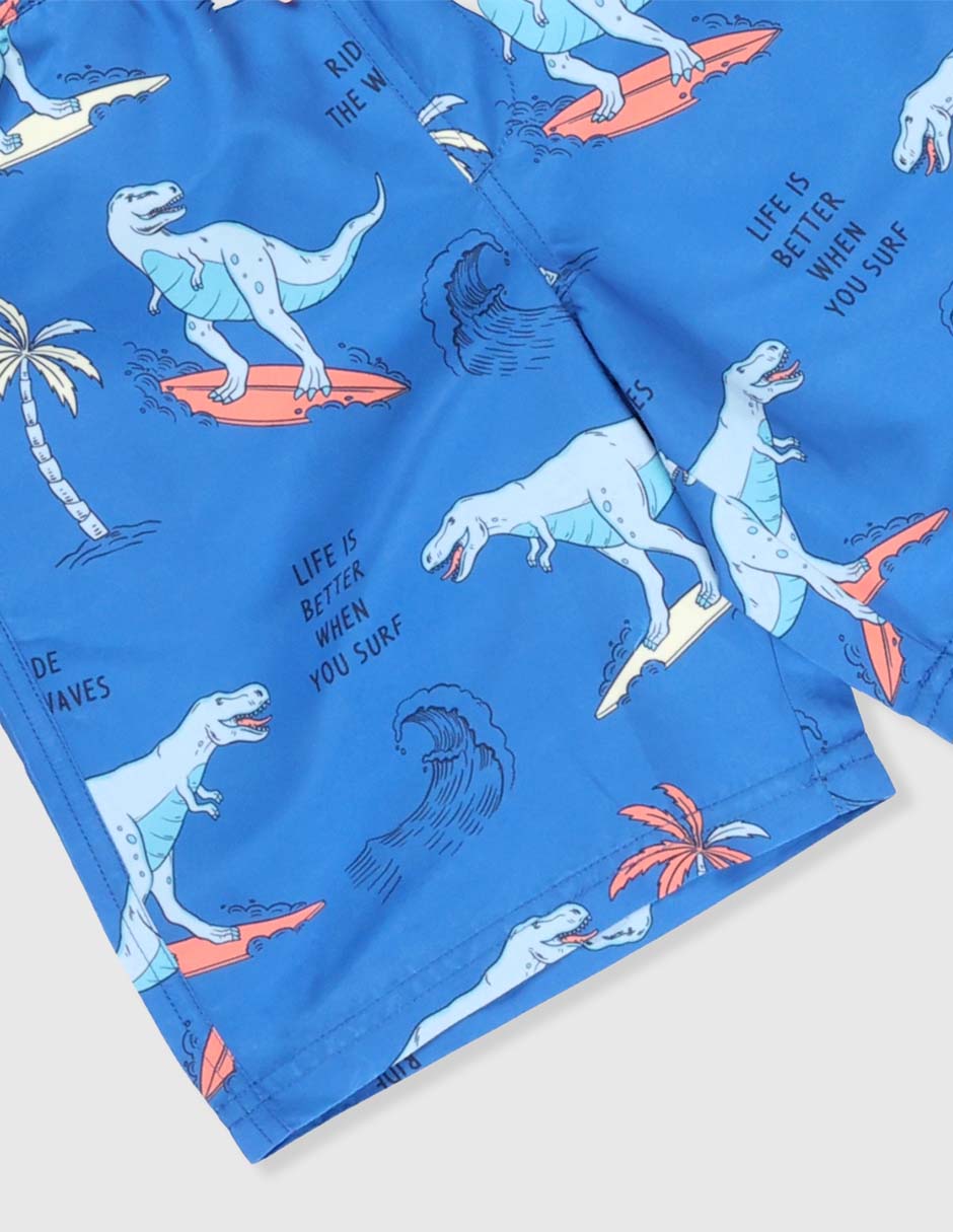 Traje de baño short piquenique para niño