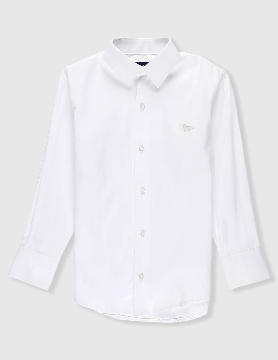 Camisa de vestir Zilery's manga larga para niño