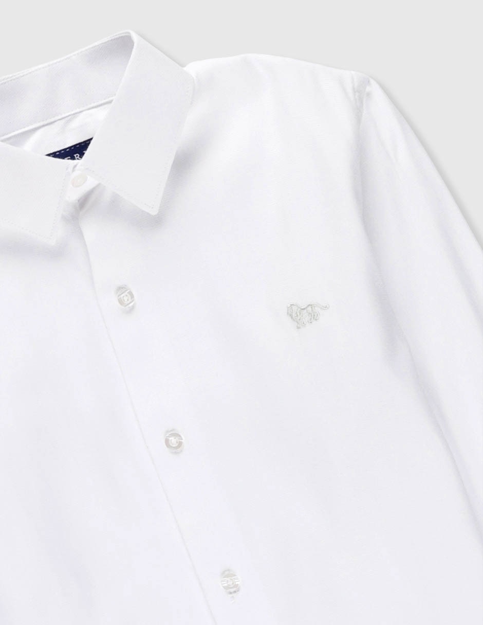 Camisa de vestir Zilery's manga larga para niño