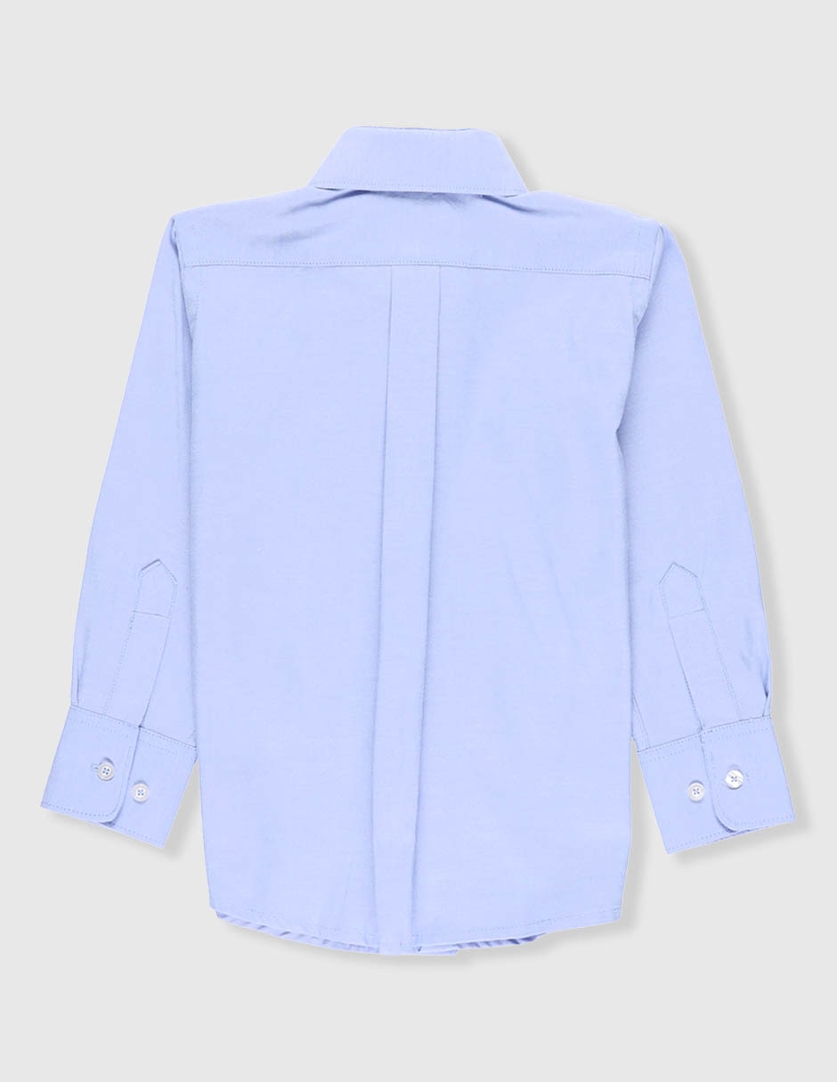 Camisa de vestir manga larga para niño