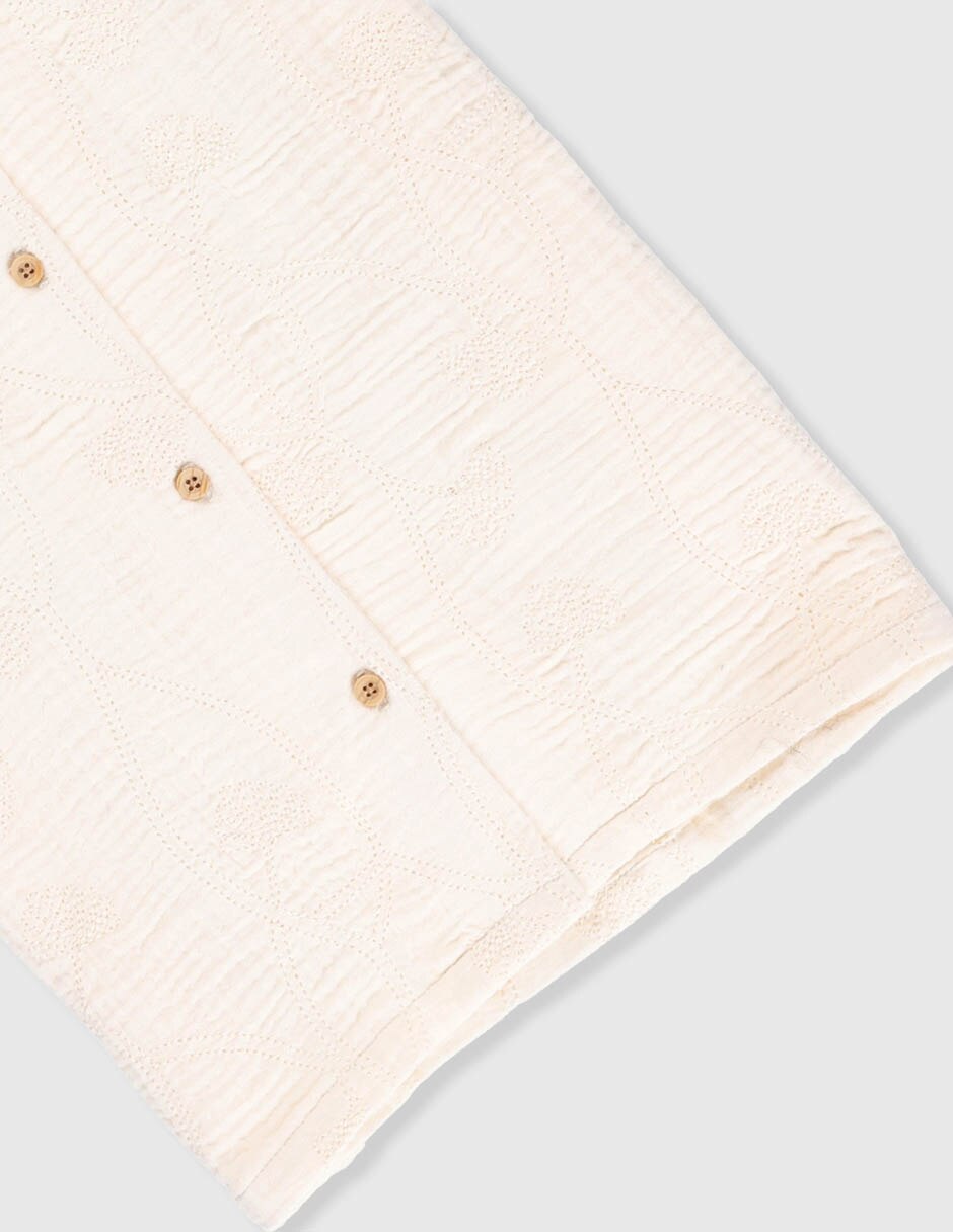 Guayabera manga corta Now & Then para niño