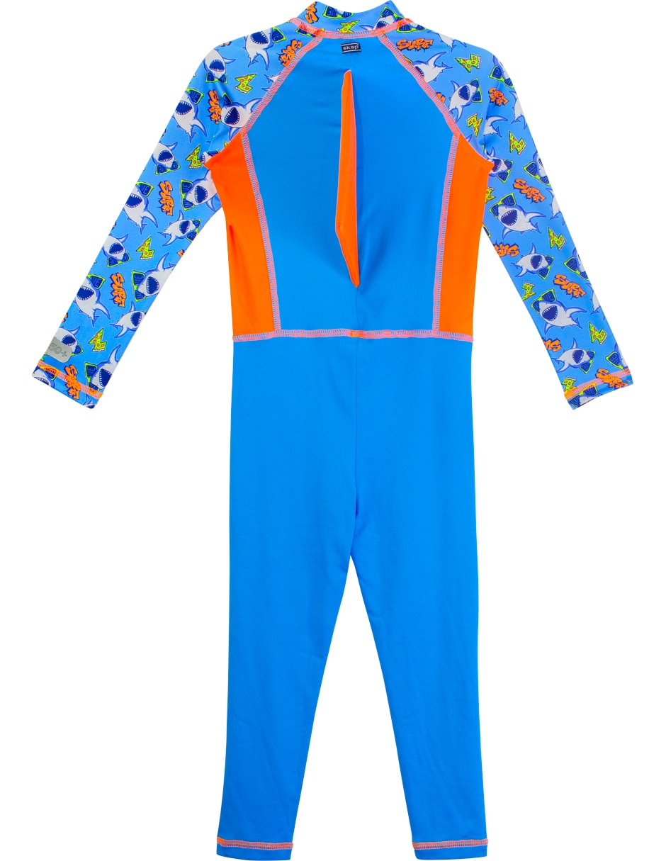 Wetsuit estampado a rayas para niño
