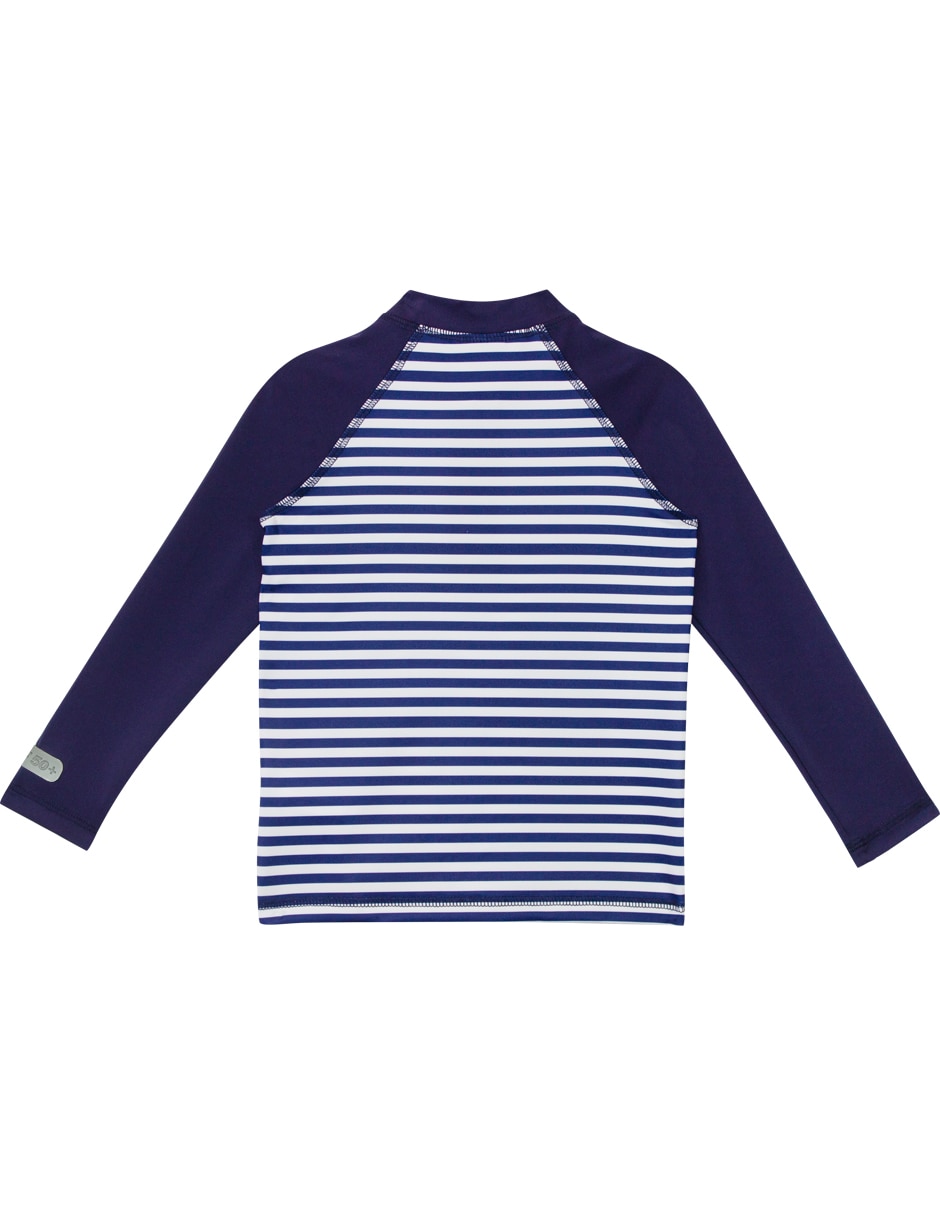 Wetshirt estampado a rayas para niño