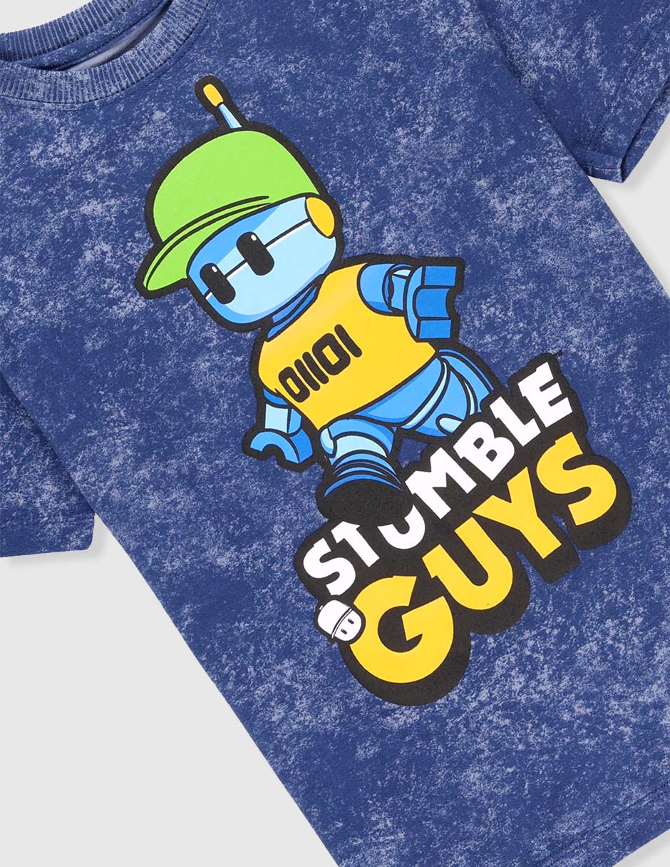 Playera Stumble Guys Stumble Guys manga corta para niño
