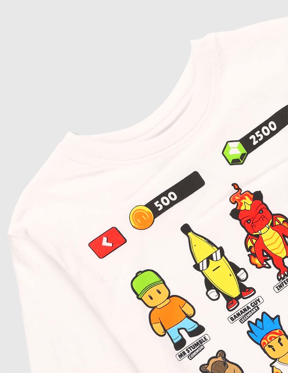 Playera Stumble Guys Stumble Guys manga corta para niño