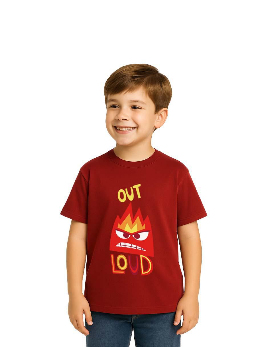 Playera Inside Out 2 Intensamente manga corta para niño Playera Inside Out 2 Intensamente manga corta para niño