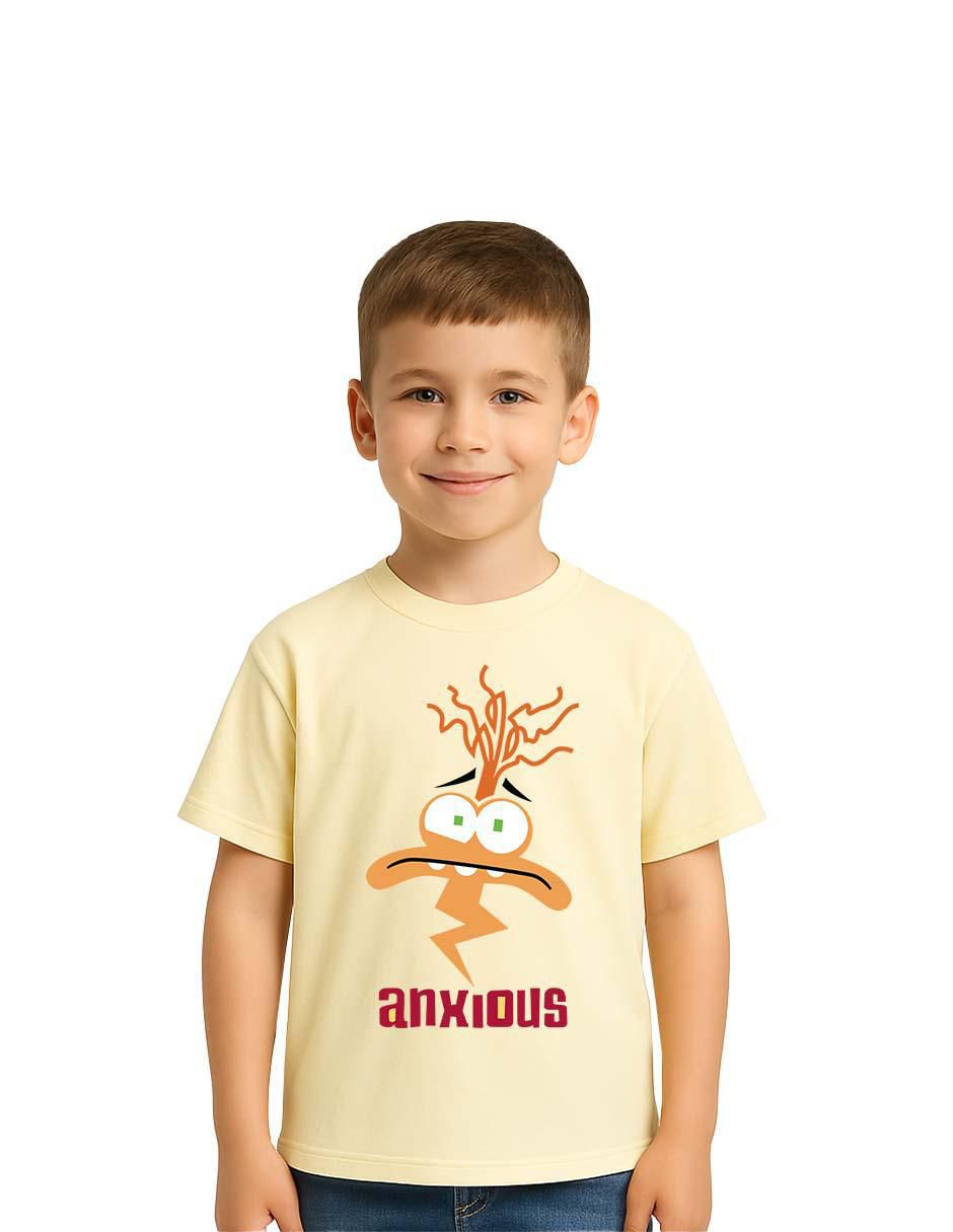 Playera Inside Out 2 Intensamente manga corta para niño Playera Inside Out 2 Intensamente manga corta para niño