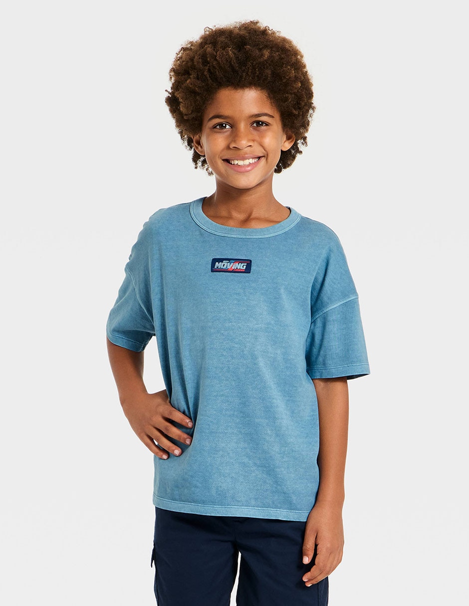 Playera manga corta para niño Playera manga corta para niño