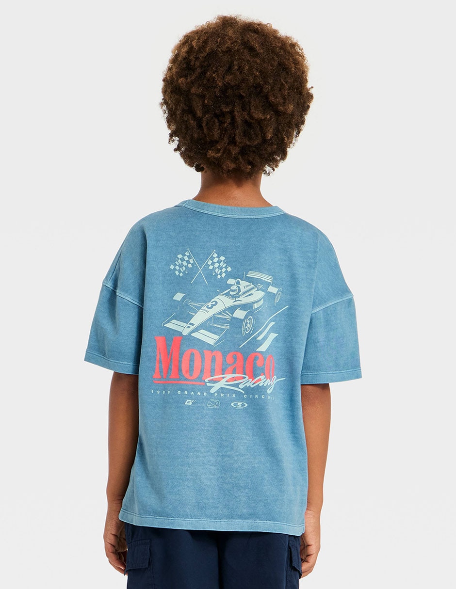 Playera Cat & Jack manga corta para niño