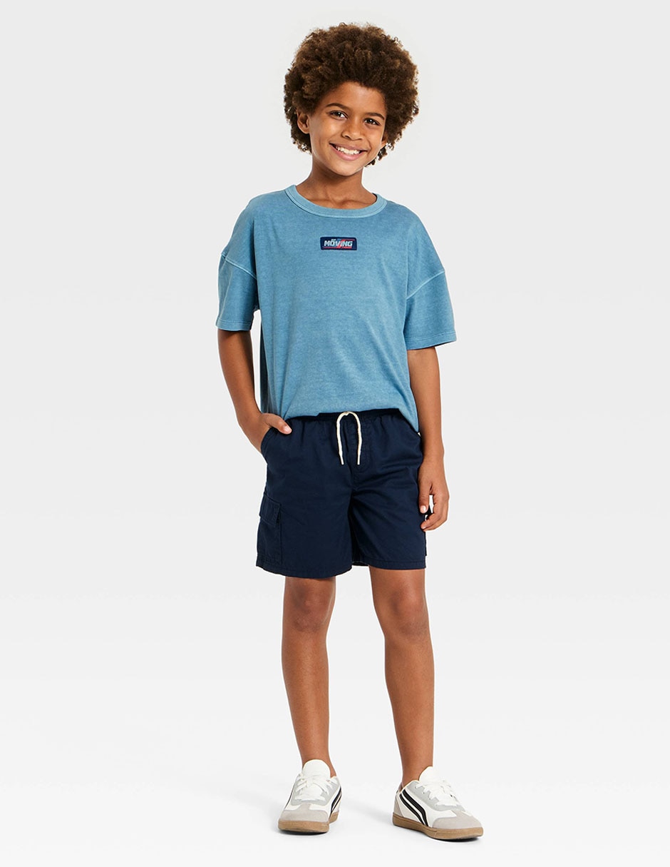 Playera Cat & Jack manga corta para niño
