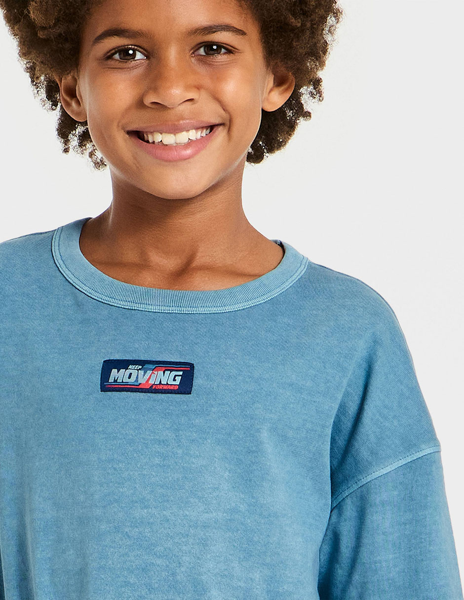 Playera Cat & Jack manga corta para niño