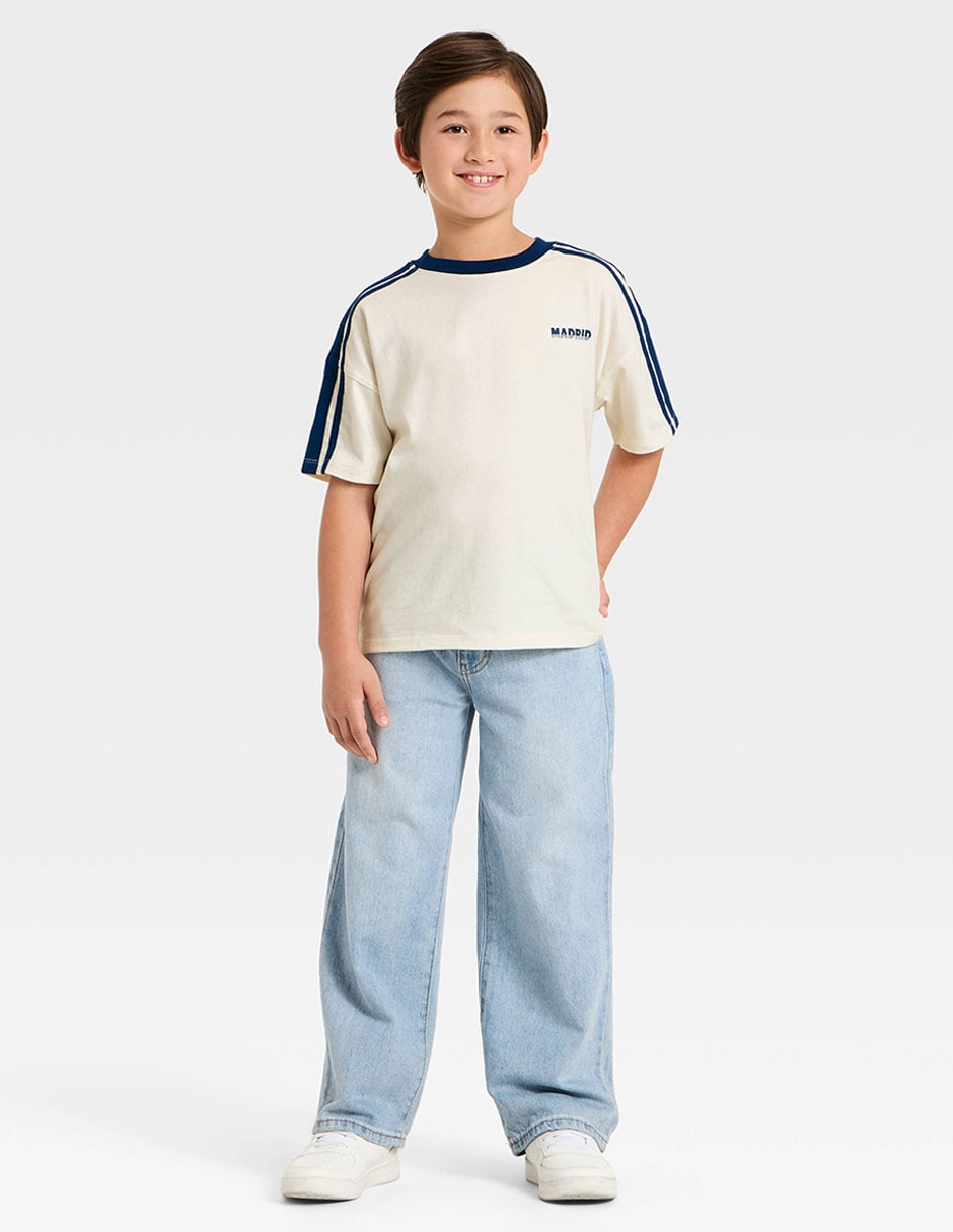 Playera Cat & Jack Madrid manga corta para niño