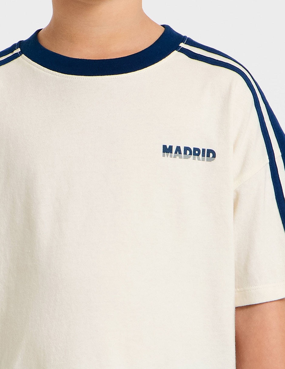Playera Cat & Jack Madrid manga corta para niño
