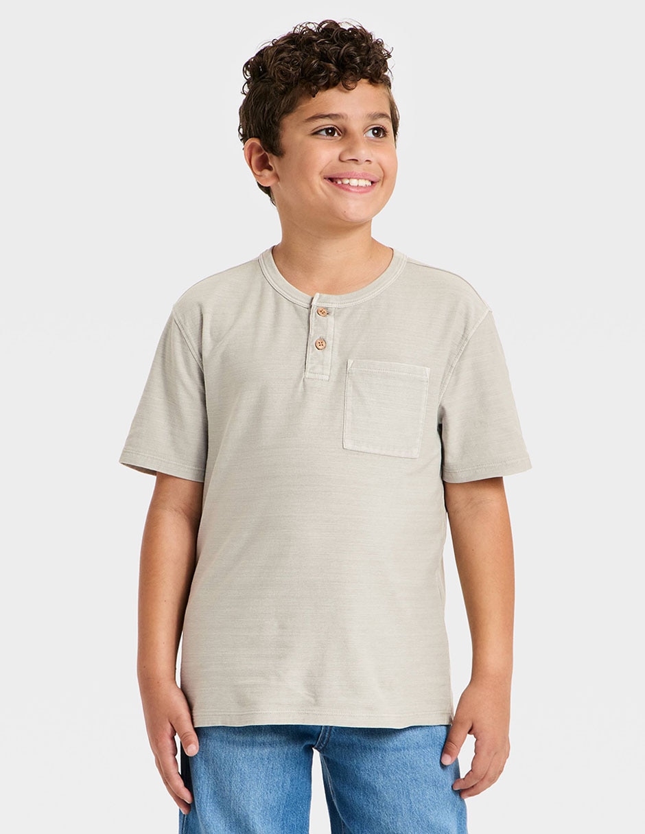 Playera Cat & Jack manga corta para niño