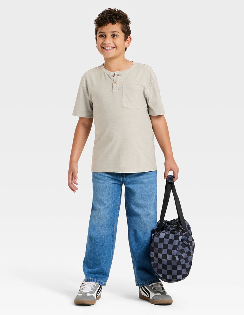 Playera Cat & Jack manga corta para niño